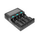 Зарядний пристрій для акумуляторів PowerPlant PP-A4 (Ni-MH,Cd,Li-ion,LiFePO4 / input AC 100V-240V DC 12V) (AA620173)