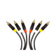Кабель мультимедійний 3xRCA M to 3xRCA M 1.5m PowerPlant (CA911745)