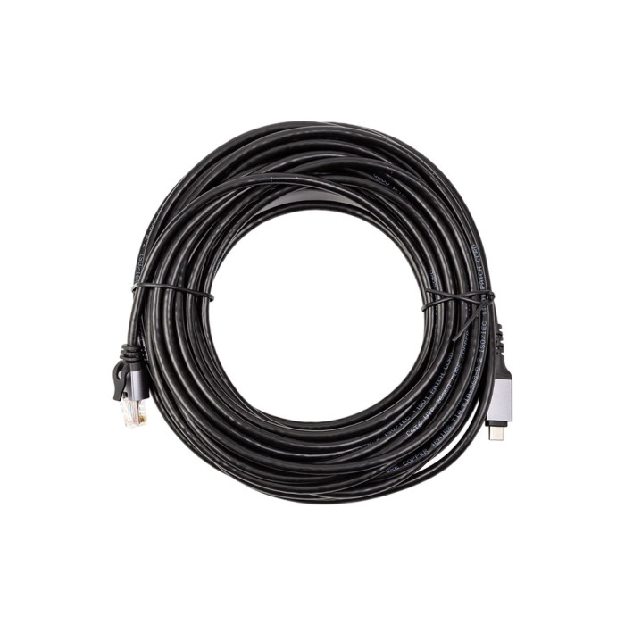 Дата кабель USB-C to RJ45 Ethernet 15.0m PowerPlant (CA914968)