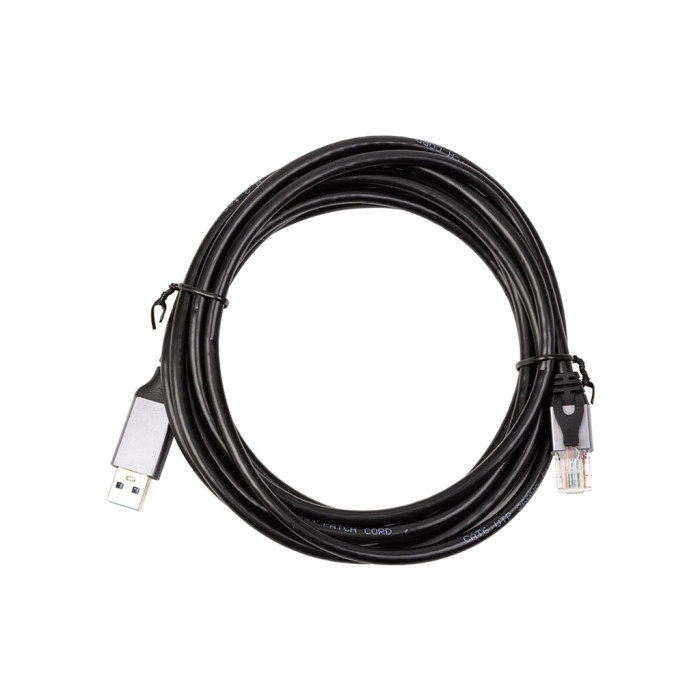 Дата кабель USB AM to RJ45 Ethernet 3.0m CAT6 UTP PowerPlant (CA914999)