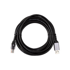 Дата кабель USB AM to RJ45 Ethernet 5.0m CAT6 UTP PowerPlant (CA915002)