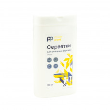 Серветки PowerPlant Screen Cleaning Wipes, 100шт (FL940653)