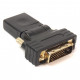 Перехідник HDMI AF - DVI (24+1) PowerPlant (KD00AS1301)