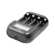 Зарядний пристрій для акумуляторів PowerPlant PP-UN4 (AA, AAA / input microUSB DC 5V/2A) (PP-UN4)