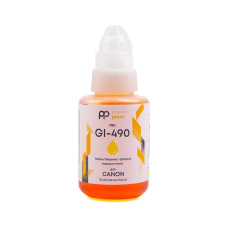 Чорнило PowerPlant Canon GI-490 G1400/G2400/G3400 140г Yellow (PP490Y)