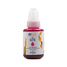 Чорнило PowerPlant Epson 673 L800 140г Light Magenta (PP673LM)