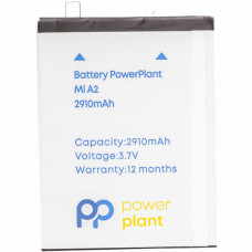 Акумуляторна батарея для телефону PowerPlant Xiaomi Mi A2 (BN36) 2910mAh (SM220274)