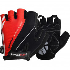 Велорукавиці PowerPlay 5024 Black/Red M (5024C_M_Red)