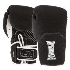 Боксерські рукавички PowerPlay 3011 10oz Black/White (PP_3011_10oz_Bl/White)