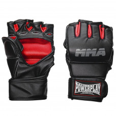 Рукавички для MMA PowerPlay 3053 S/M Black/Red (PP_3053_S/M)