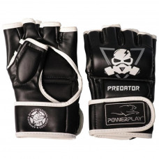 Рукавички для MMA PowerPlay 3056 А M Black/White (PP_3056A_M_Black)