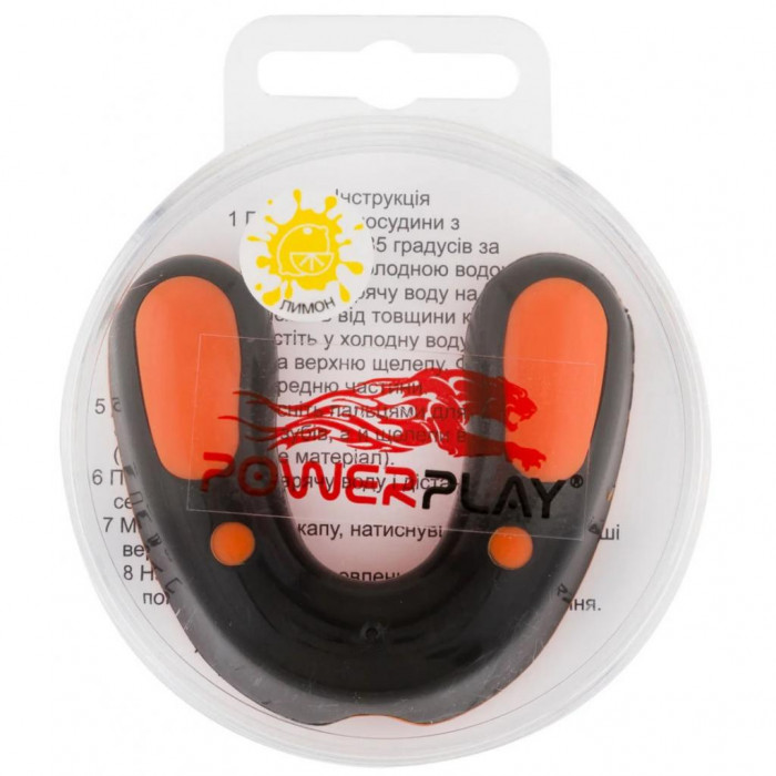 Капа PowerPlay 3315 SR Lemon Black/Orange (PP_3315_SR_BLACK/OR/LEMON)