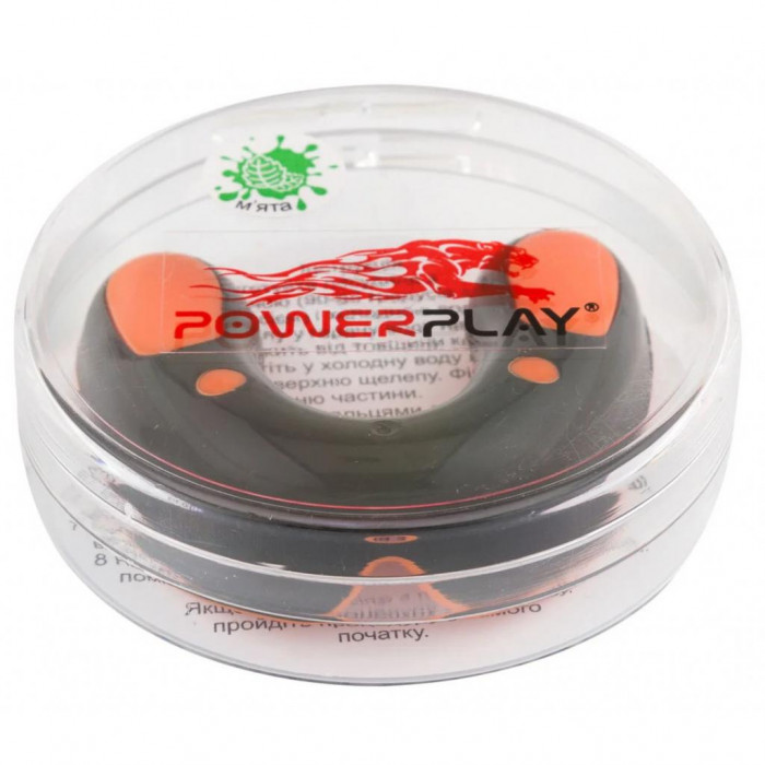 Капа PowerPlay 3315 SR Mint Black/Orange (PP_3315_SR_BLACK/OR/MINT)
