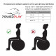 М'яч для фітнесу PowerPlay 4001 65см Рожевий + помпа (PP_4001_65_Pink)