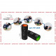 Масажний ролик PowerPlay 4025 Чорно-Помаранчевий (PP_4025_Black/Orange)