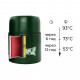 Термос PowerPlay Харчовий 9003 700ml Green (PP_9003_700ml_Green)