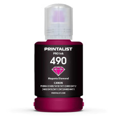 Чорнило Printalist Canon gI-490 for g1400/G2400/G3400 140g Magenta (PL490M)
