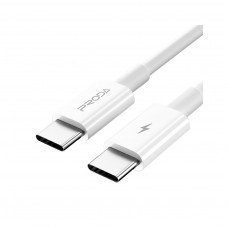 Дата кабель USB-C to USB-C 20W, 5A white Proda (PD-B26a-WHT)