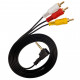 Кабель мультимедійний Jack 3.5mm M to 3xRCA 1.5m ProfCable (ProfCable6-150)