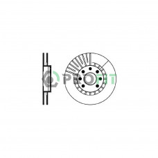 Гальмівний диск Profit 5010-0206