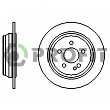 Гальмівний диск Profit 5010-1234