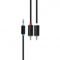 Кабель мультимедійний Jack 3.5mm папа/2RCA папа 5.0m Prolink (PB103-0500)