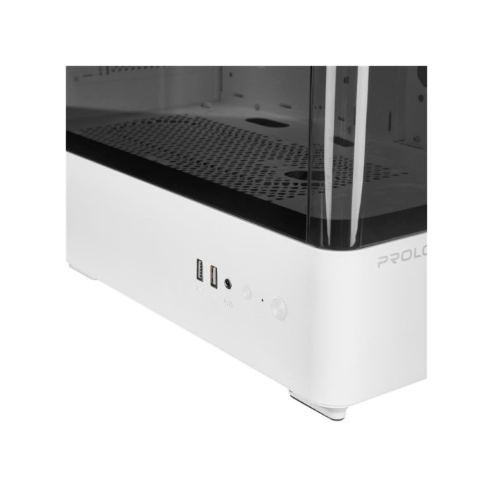 Корпус для ПК Prologix Lumi GM-01AW Glass White