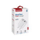 Зарядний пристрій Promate 17W USB-C + USB-A (biplug-2.white)