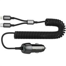 Зарядний пристрій Promate 33W USB-C + Lightning cables + USB-A port (powerdrive-33pdci.black)