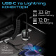 Зарядний пристрій Promate 33W USB-C + Lightning cables + USB-A port (powerdrive-33pdci.black)