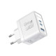 Зарядний пристрій Promate powerport-45 2xUSB-C PD + USB-A QC 45W White (powerport-45.white)