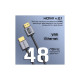 Кабель мультимедійний HDMI M to HDMI M 1.5m V2.1 grey Promate (primelink8k-150.grey)