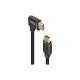 Кабель мультимедійний HDMI M to HDMI M V2.0 5.0m 90° corner Promate (prolink4k1-500.black)