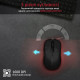 Мишка Promate Slider Wireless Black (slider.black)