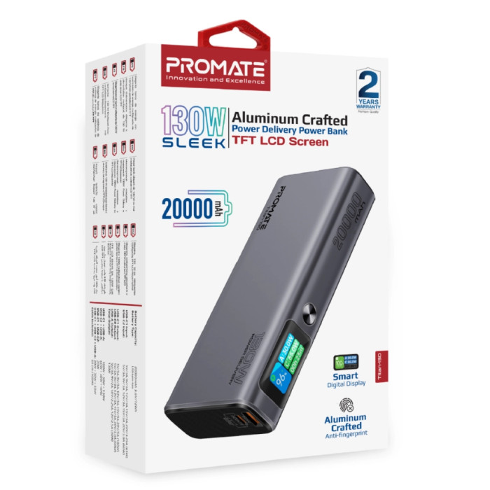 Батарея універсальна Promate 20000mAh 130W (titan-130)