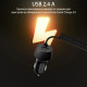 Зарядний пристрій Promate 17W USB + Lightning (voltrip-i.black)