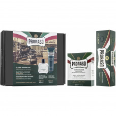 Набір косметики Proraso Green Classic Shaving Duo Крем 150 мл + Бальзам 100 мл (8004395004850)