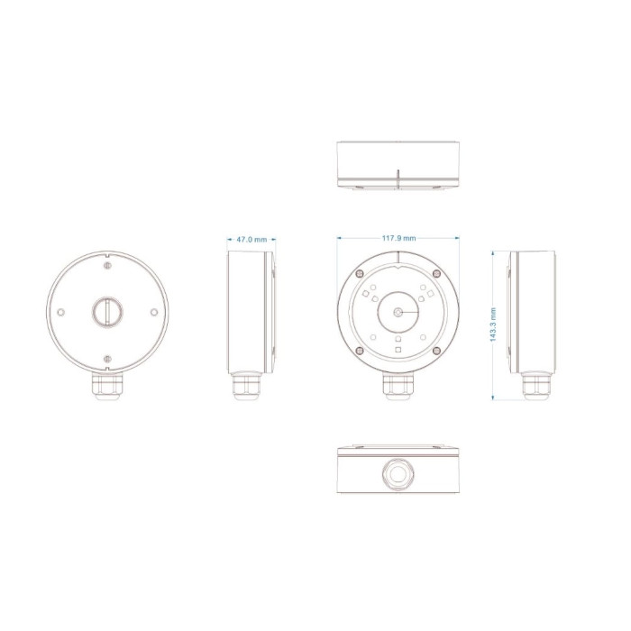 Кріплення для відеокамери Provision-ISR PR-JB12IP66-G