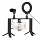 Набір блогера Puluz 4in1 (ring light, mount, phone holder, microphone) (PKT3028)