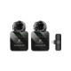 Мікрофон Puluz для iPhone/iPad 8-контактний приймач і два мікрофони Black (PU647B)
