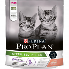 Сухий корм для кішок Purina Pro Plan Sterilised для стерилізованих кошенят з лососем 400 г (7613037683776)