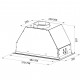 Витяжка кухонна Pyramida ABH 80 SRC (1150) GBL