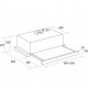 Витяжка кухонна Pyramida TL 60 (1100) G IX BL