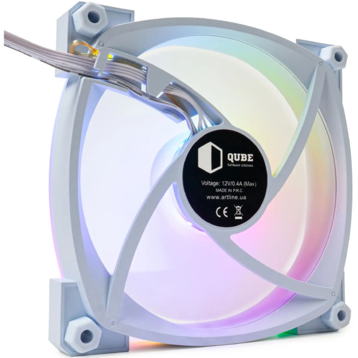 Кулер до корпусу Qube M55-1 White