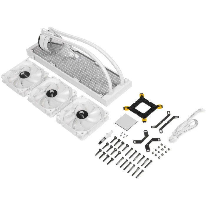 Система рідинного охолодження Qube ZT-360 white