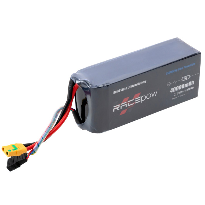 Акумуляторний блок RacePow 350Wh/kg 40Ah 6S 22.2V 5C XT90S (350WHKG-40Ah-6S-5C)