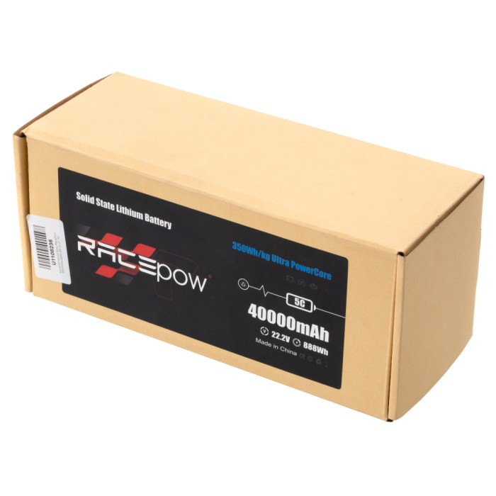 Акумуляторний блок RacePow 350Wh/kg 40Ah 6S 22.2V 5C XT90S (350WHKG-40Ah-6S-5C)