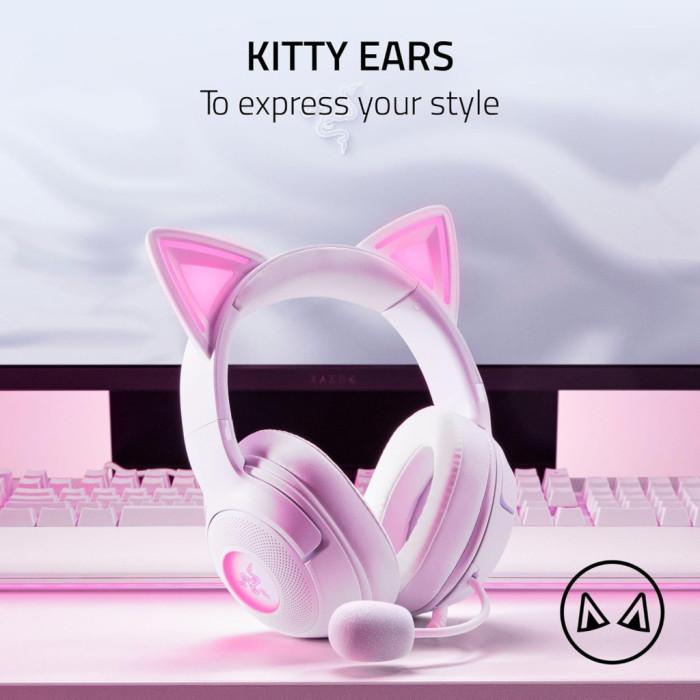 Навушники Razer Kraken Kitty V2 White (RZ04-04730600-R3M1)