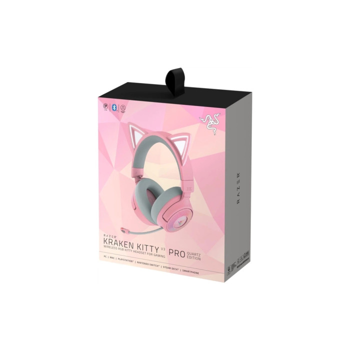 Навушники Razer Kraken Kitty V3 PRO Quartz USB Pink (RZ04-05170200-R3M1)