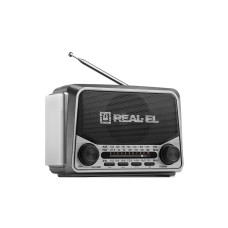 Портативний радіоприймач REAL-EL X-525 Grey (EL121800004)